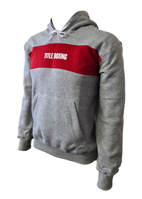 Title Hoodie with Sleeves - Grey